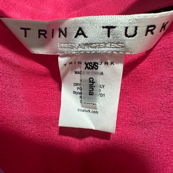 Trina Turk 100% Silk Womens Multi Theodora Caftan Maxi Dress Size XS/S $395 NWOT - Picture 3 of 5